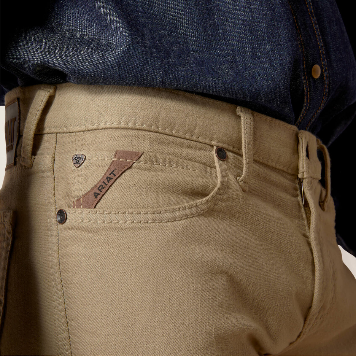 Ariat Men's M7 Rocker Stretch Grizzly Straight Jean