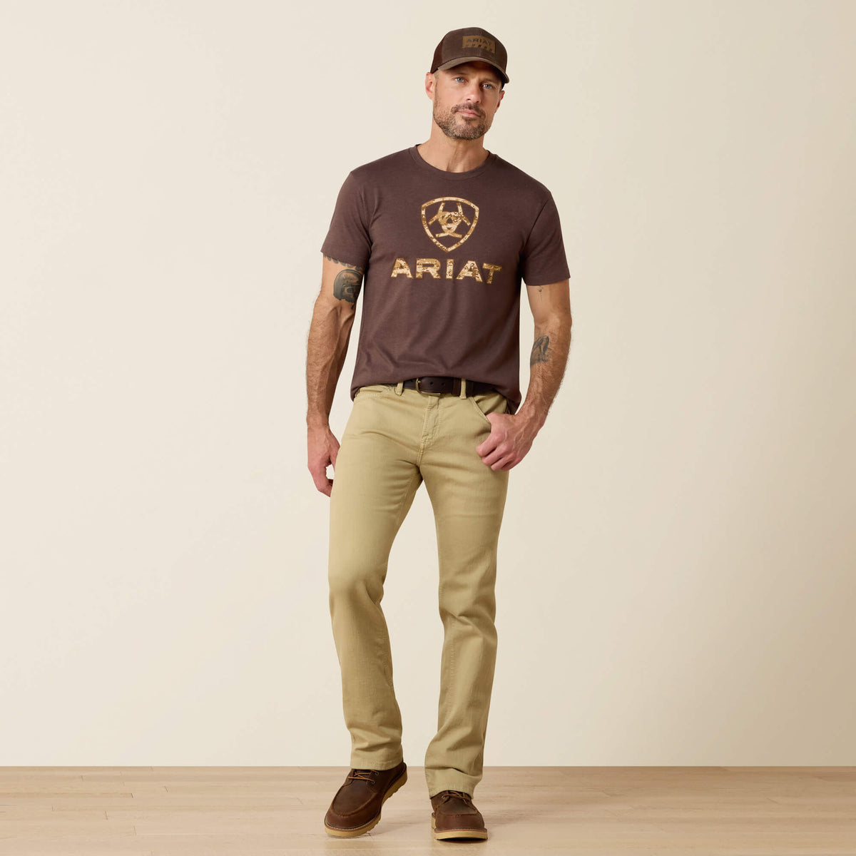 Ariat Men's M7 Rocker Stretch Grizzly Straight Jean
