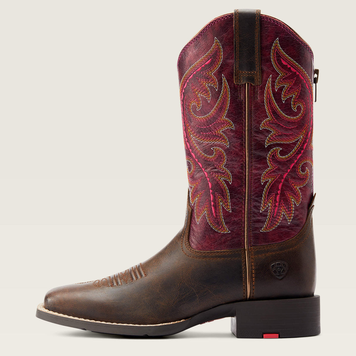 Ariat Women's Round Up Back Zip Western Boot