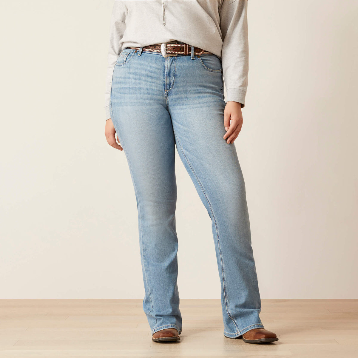 Ariat Women's R.E.A.L. Perfect Rise Arrow Fit Penelope Boot Cut Jean