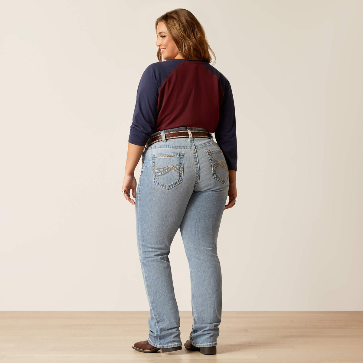 Ariat Women's R.E.A.L. Mid Rise Kehlani Boot Cut Jean