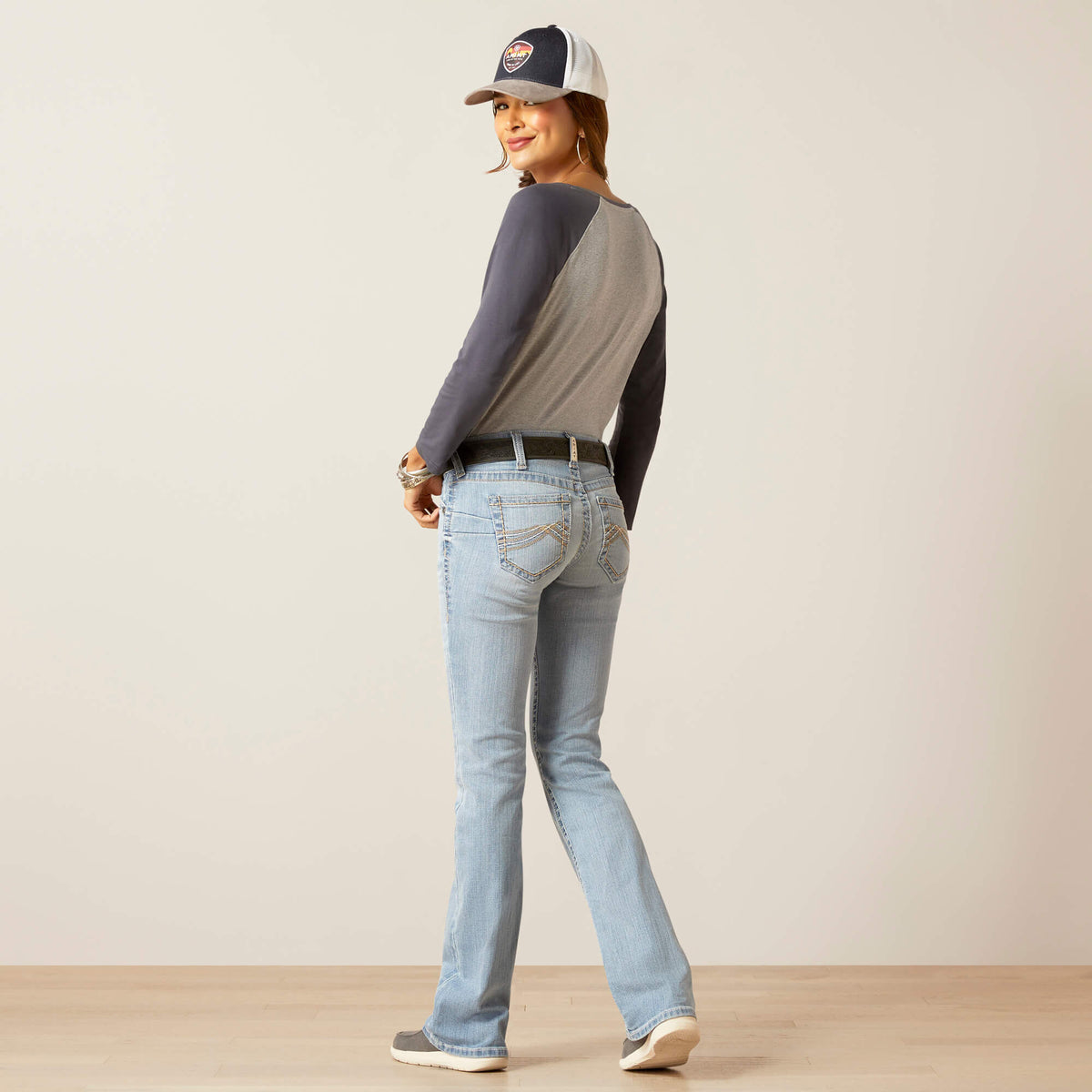 Ariat Women's R.E.A.L. Mid Rise Kehlani Boot Cut Jean
