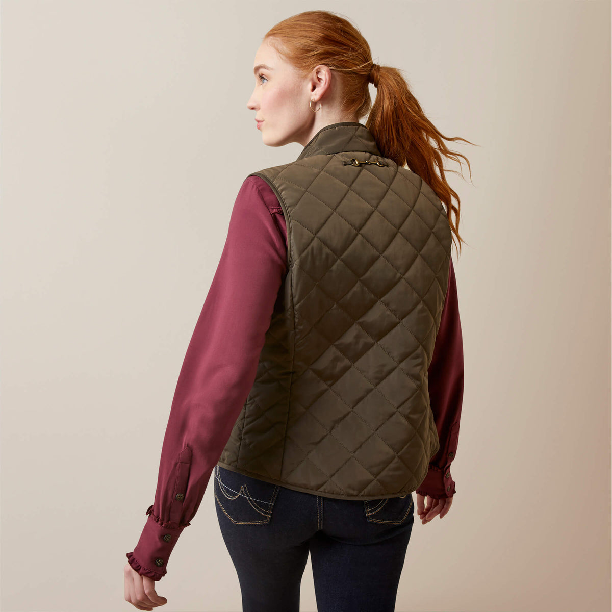 Ariat Women's Woodside Vest - Navy - Earth