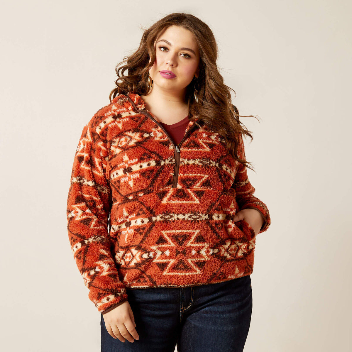 Ariat Women's REAL Berber Pullover Sweatshirt