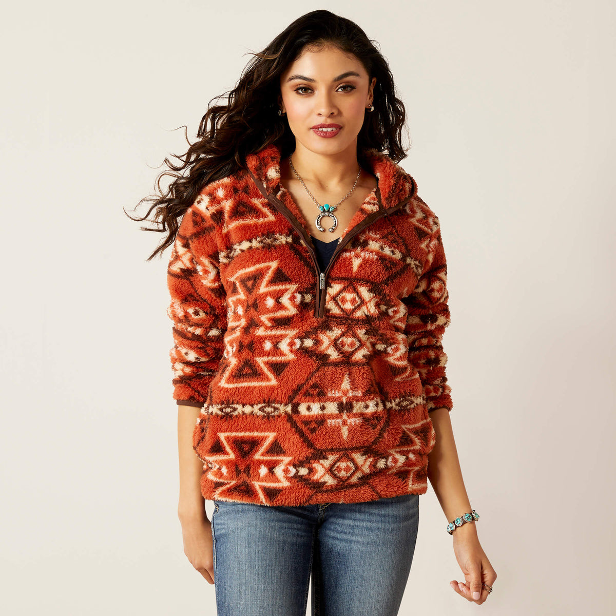 Ariat Women's REAL Berber Pullover Sweatshirt