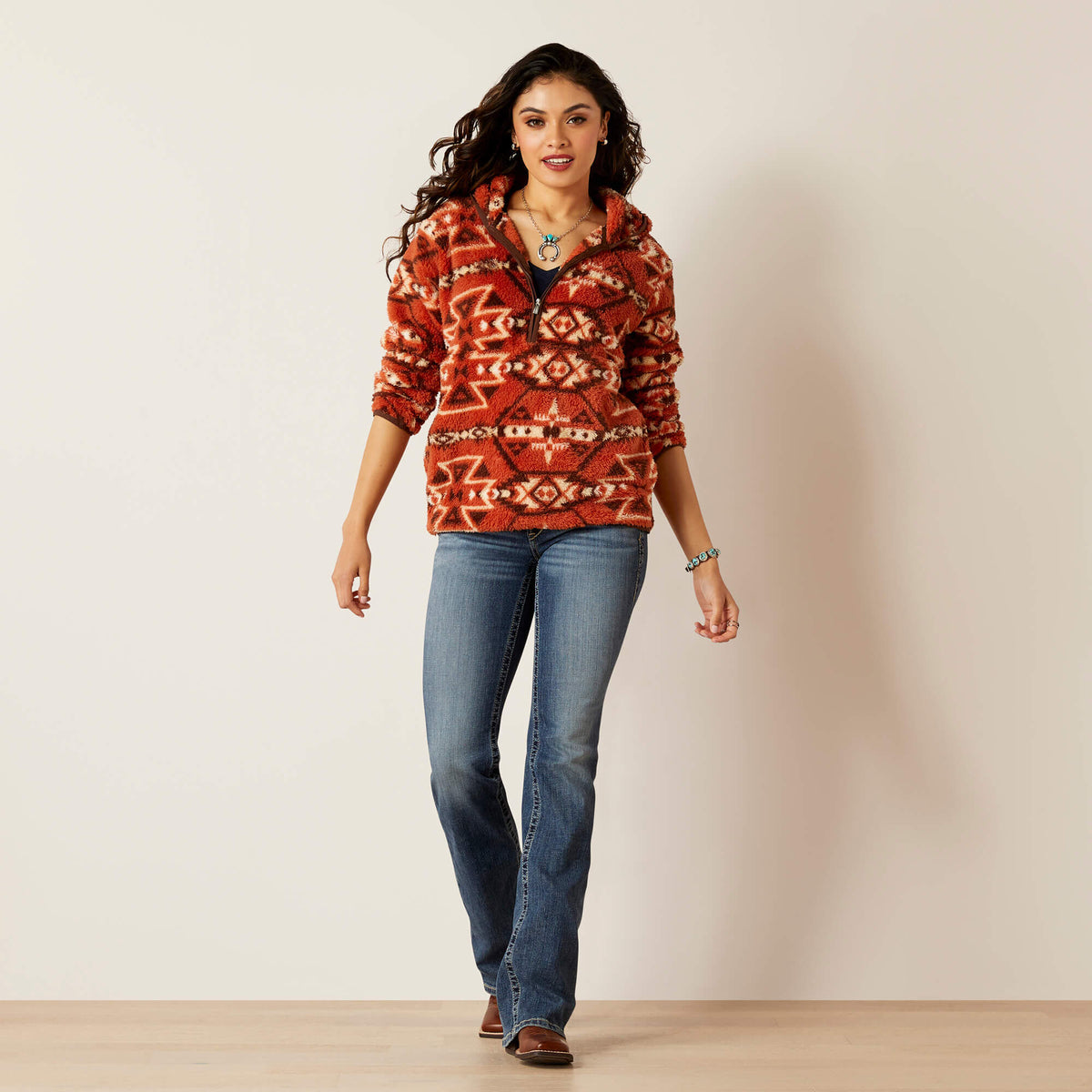 Ariat Women's REAL Berber Pullover Sweatshirt