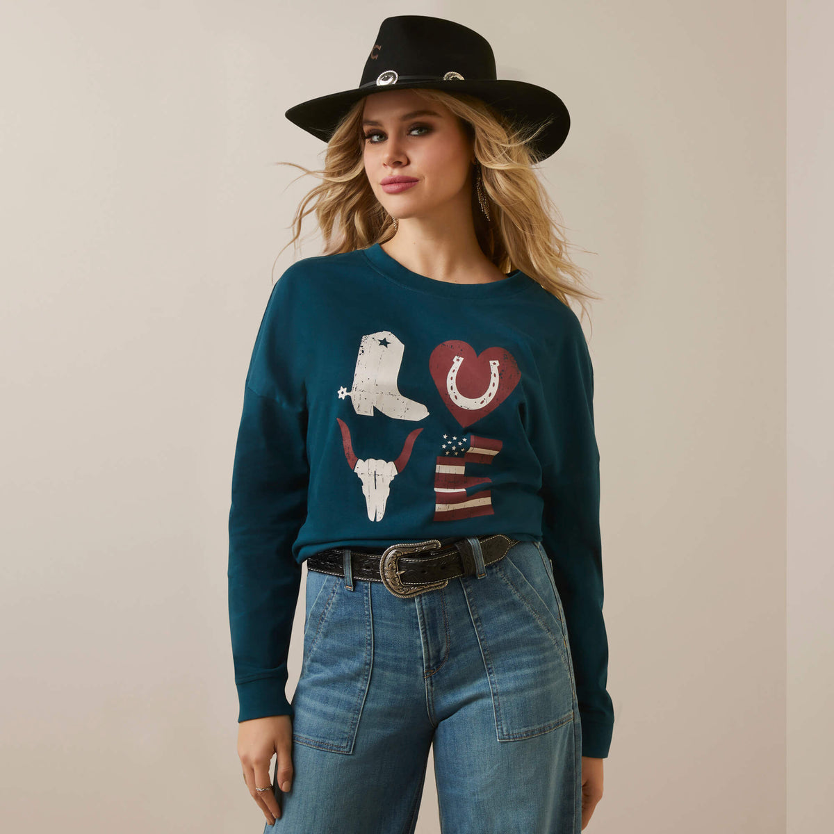 Ariat Women's Love Oversized Tee