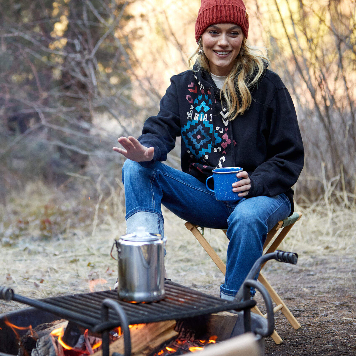 Ariat Women's REAL Geo Hoodie