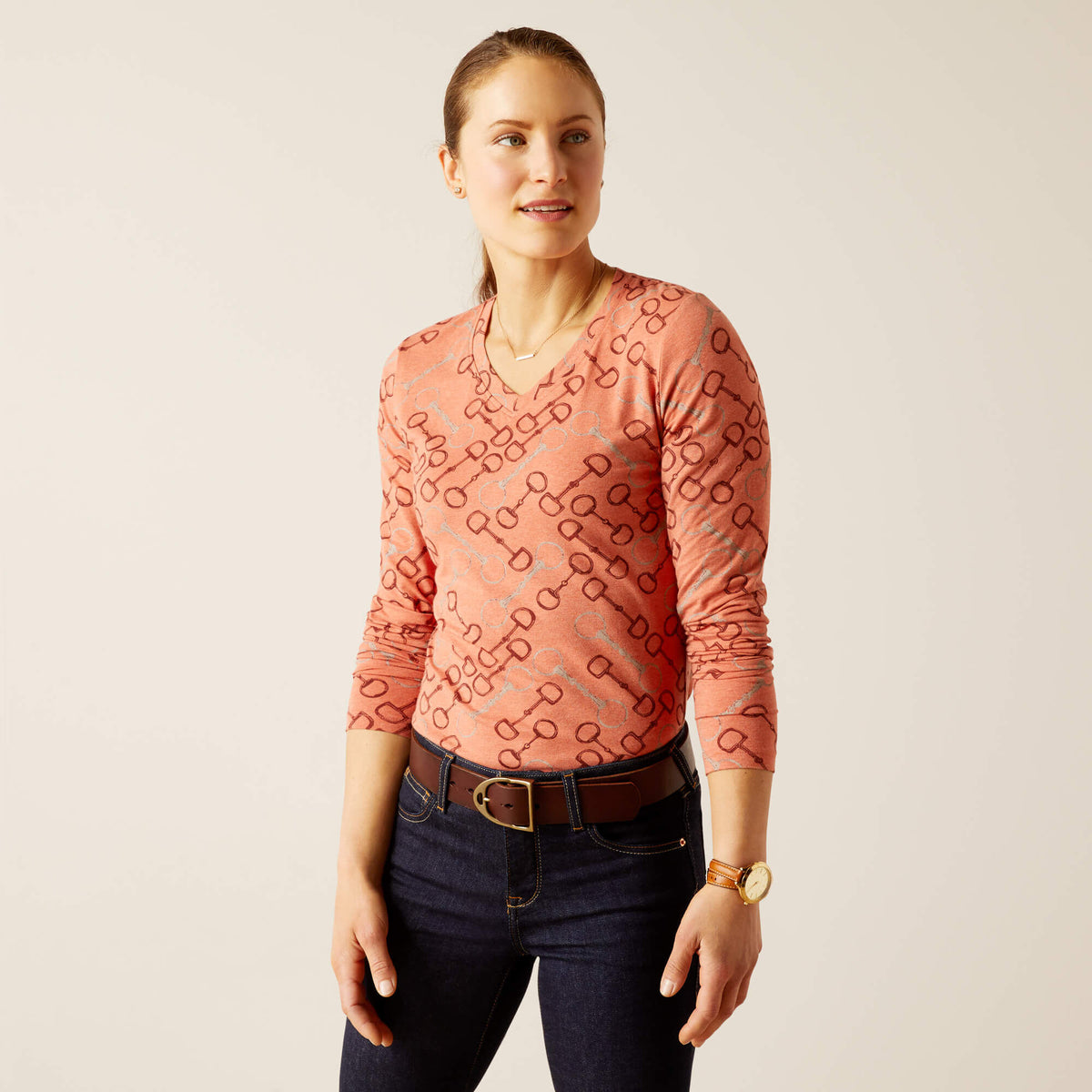 Ariat Women's Burnt Brick Bit T-Shirt