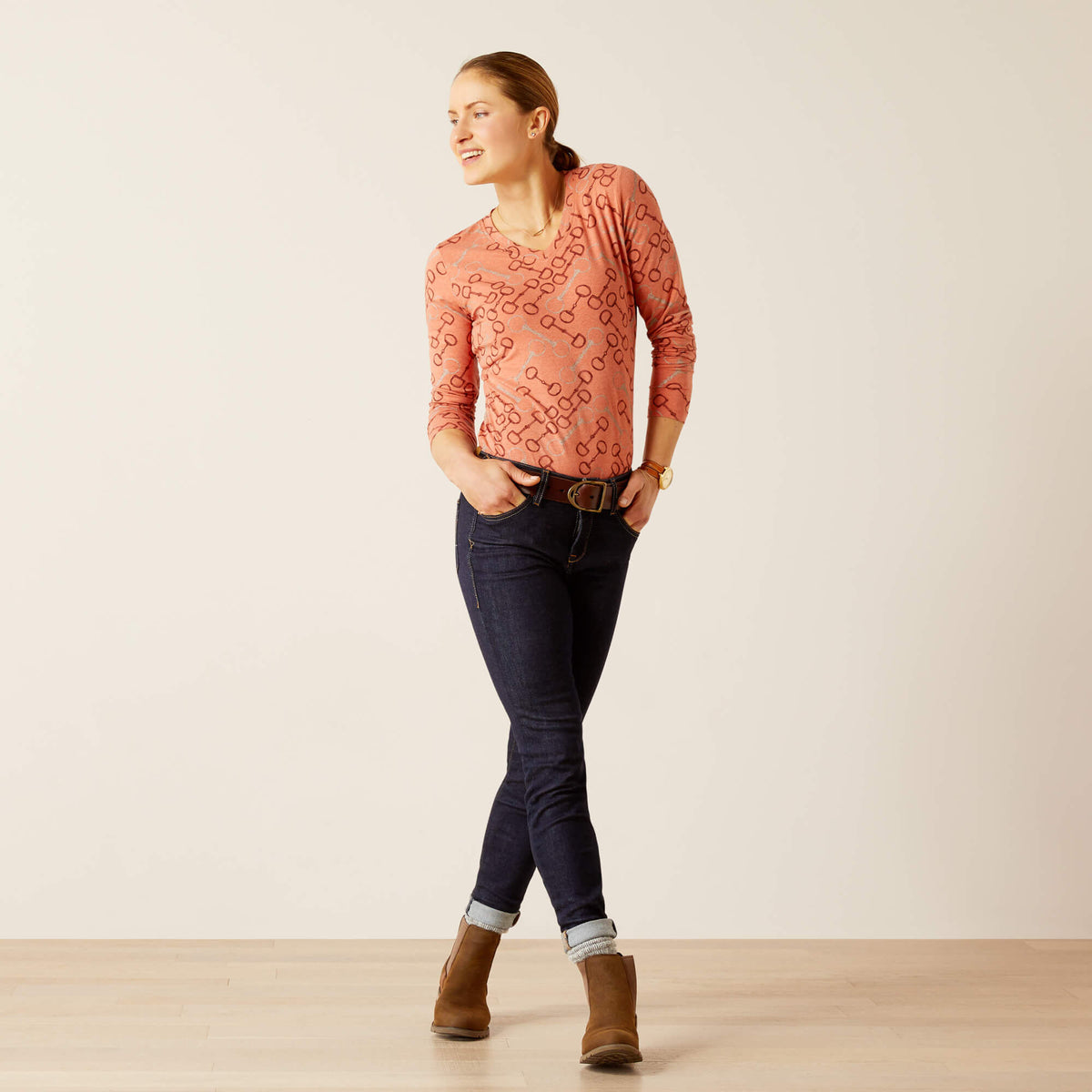 Ariat Women's Burnt Brick Bit T-Shirt
