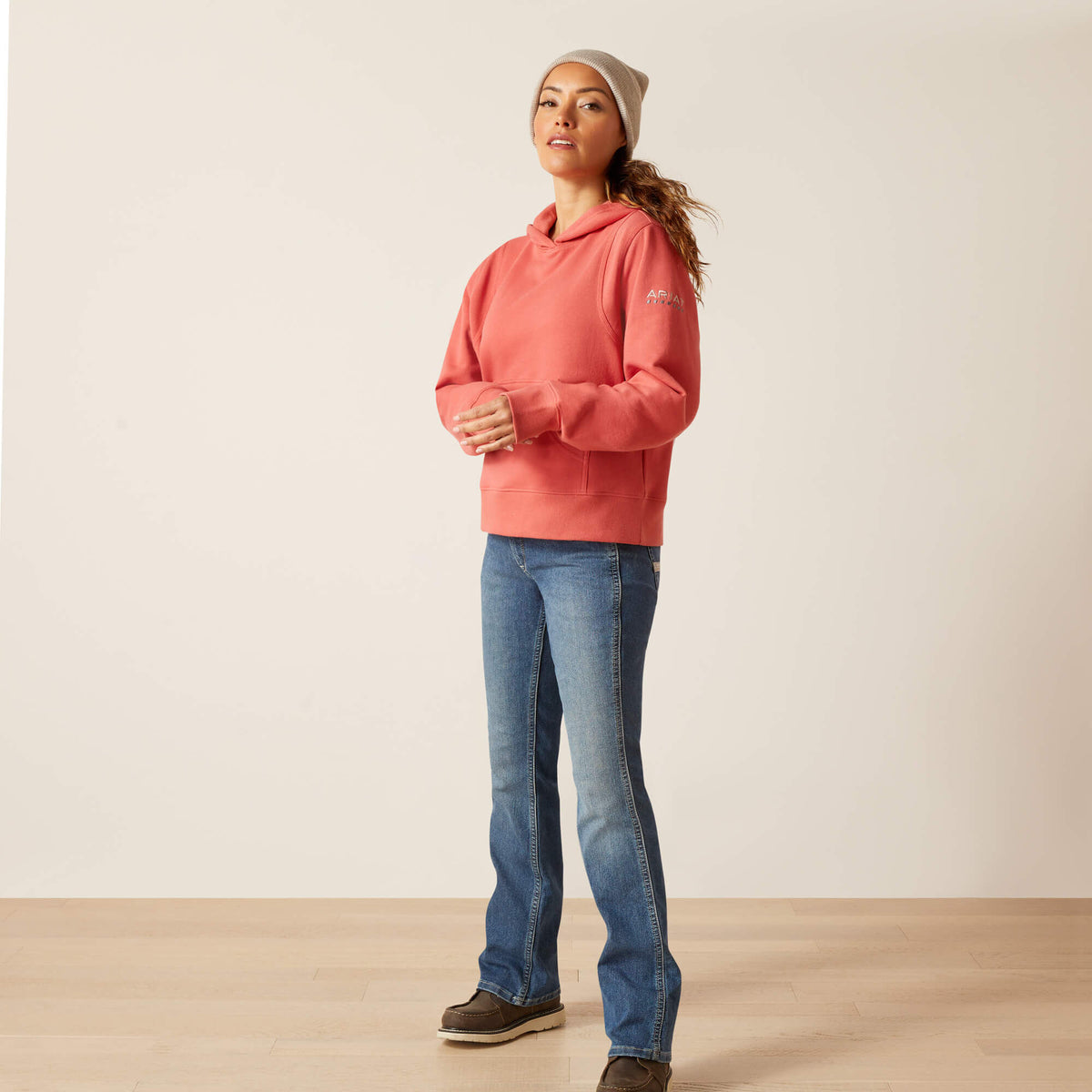 Ariat Women's Rebar Lightweight Cropped Hoodie