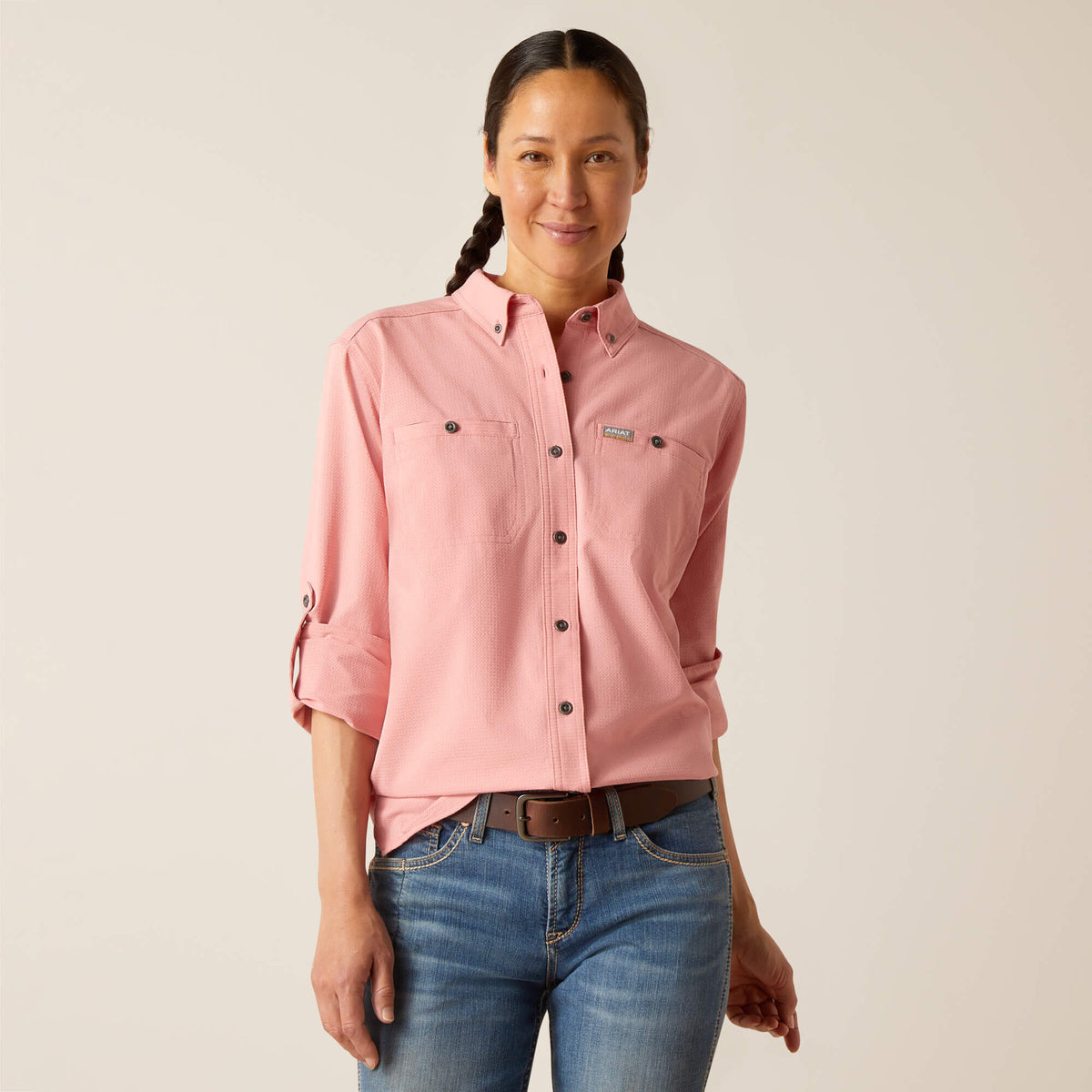 Ariat Women's Rebar Made Tough 360 AirFlow DuraStretch Work Shirt