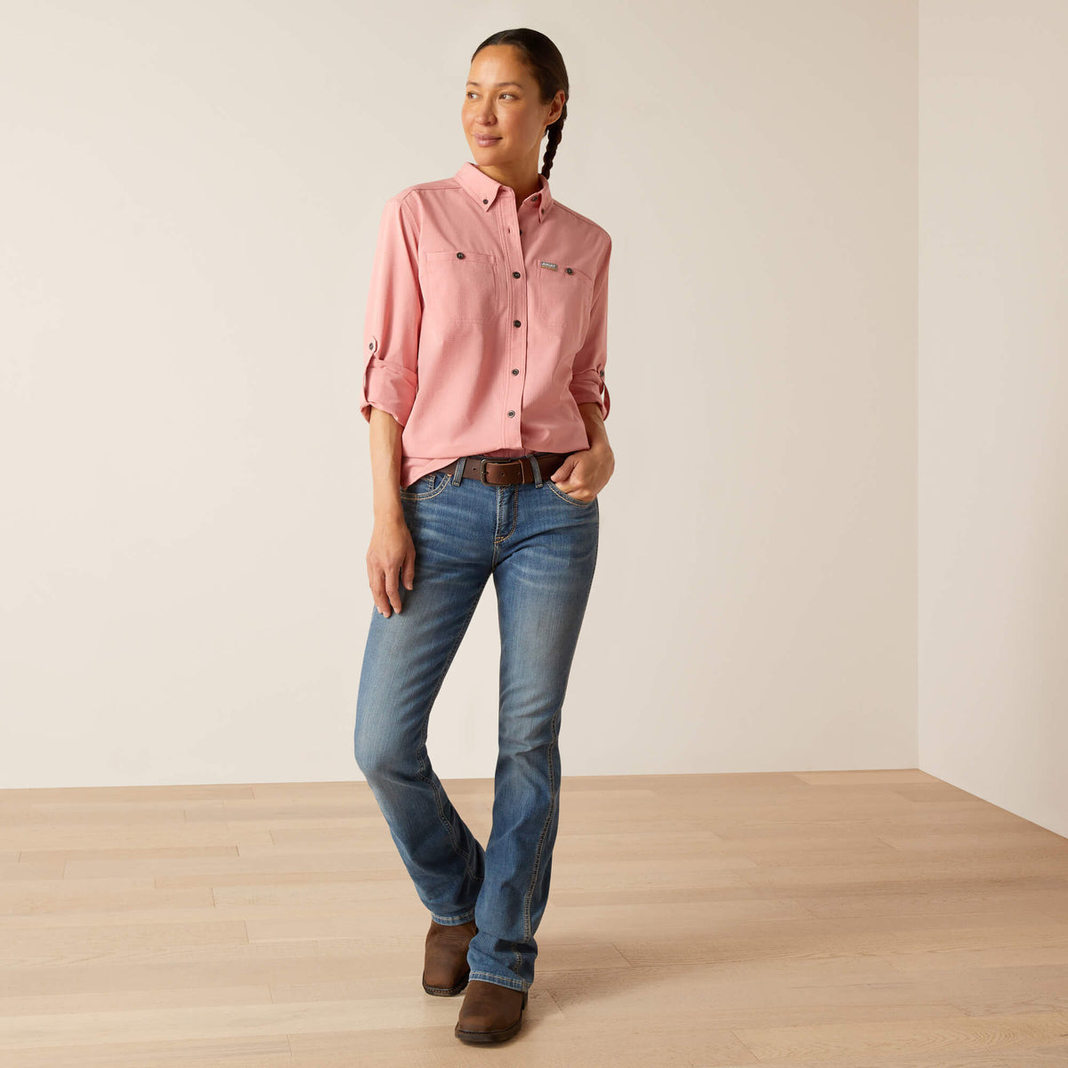 Ariat Women's Rebar Made Tough 360 AirFlow DuraStretch Work Shirt