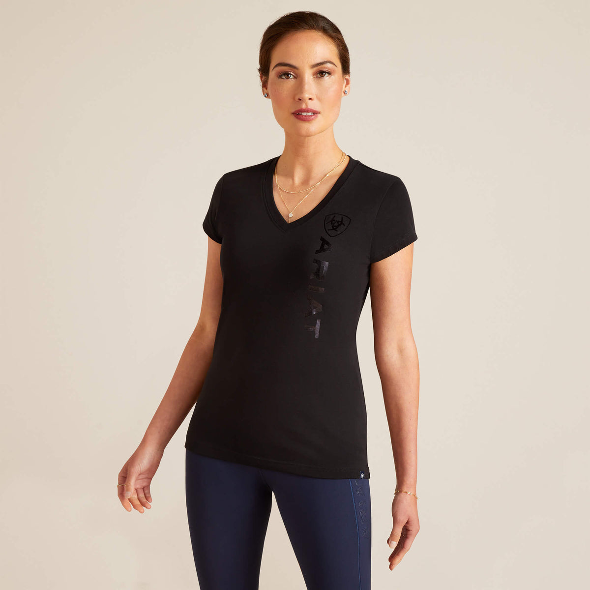 Ariat Women's Vertical Logo V T-Shirt