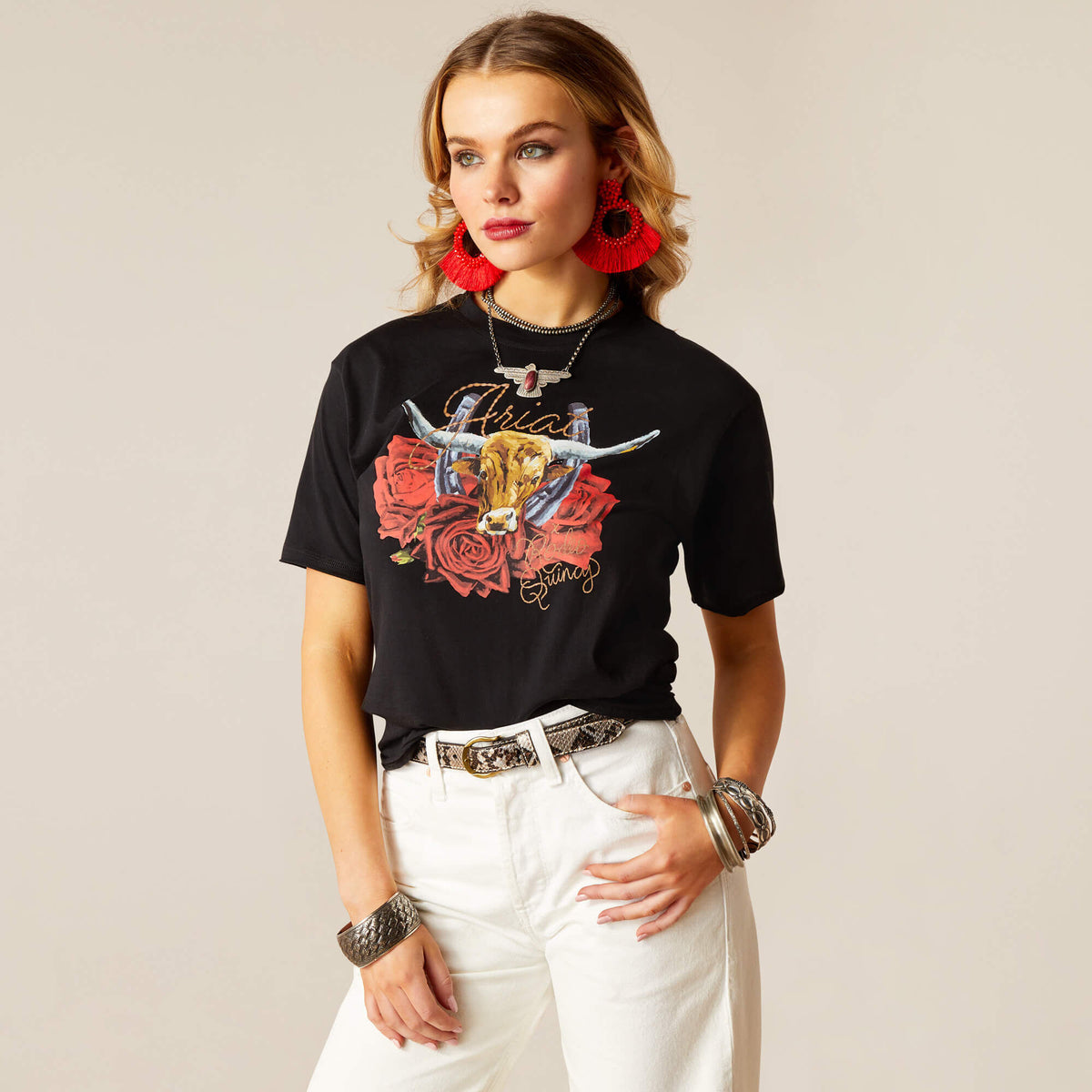 Ariat Women's Steer Rodeo Quincy T-Shirt
