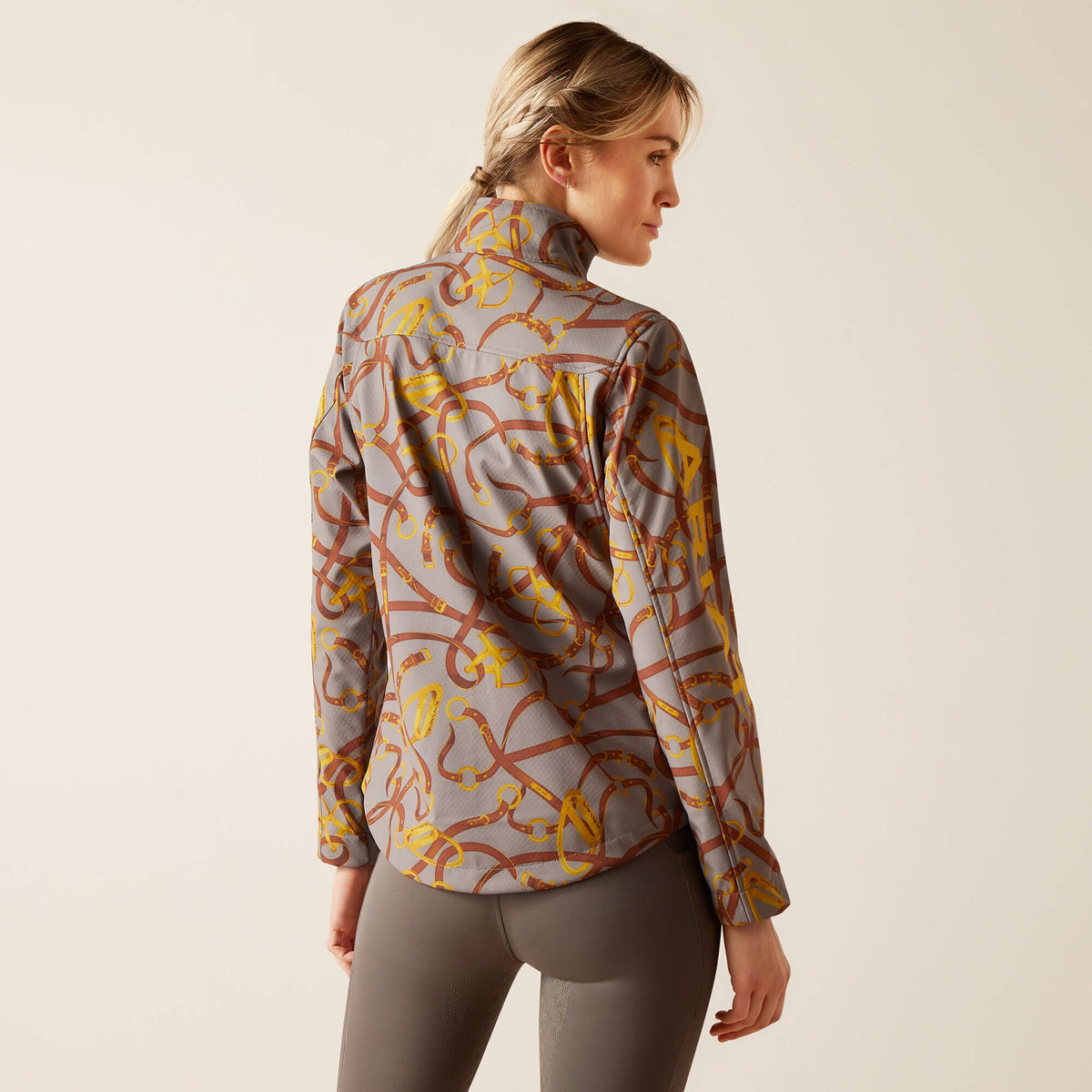 Ariat Women's New Team Softshell Jacket - Zinc Bridle