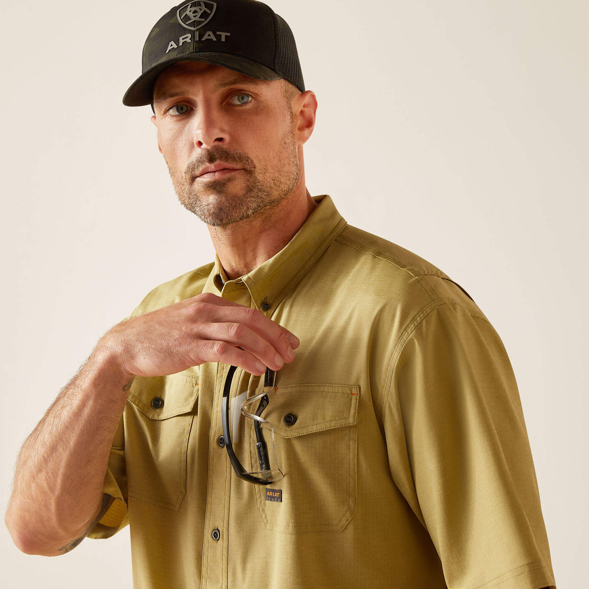 Ariat Men's Rebar Made Tough VentTEK DuraStretch Work Shirt