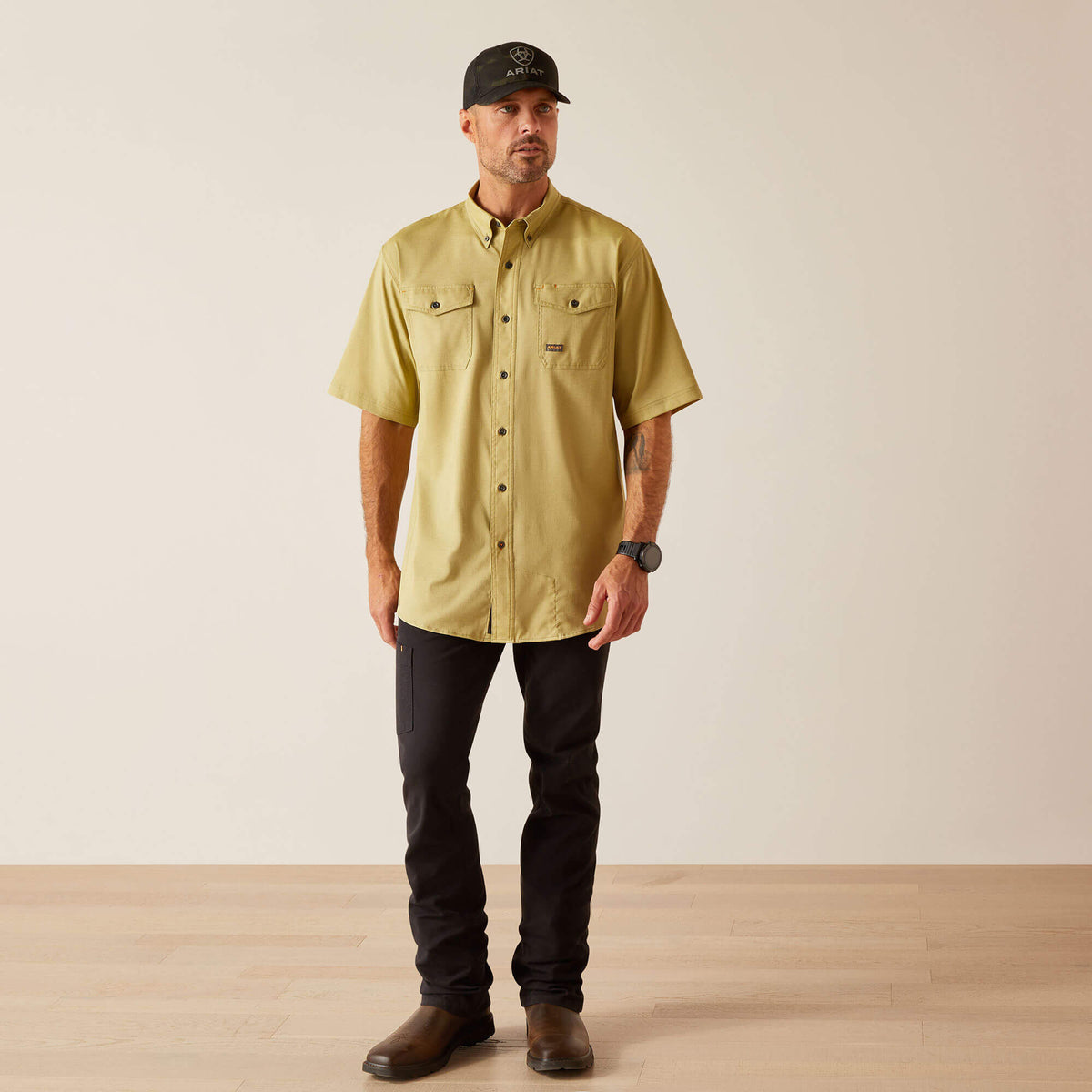 Ariat Men's Rebar Made Tough VentTEK DuraStretch Work Shirt