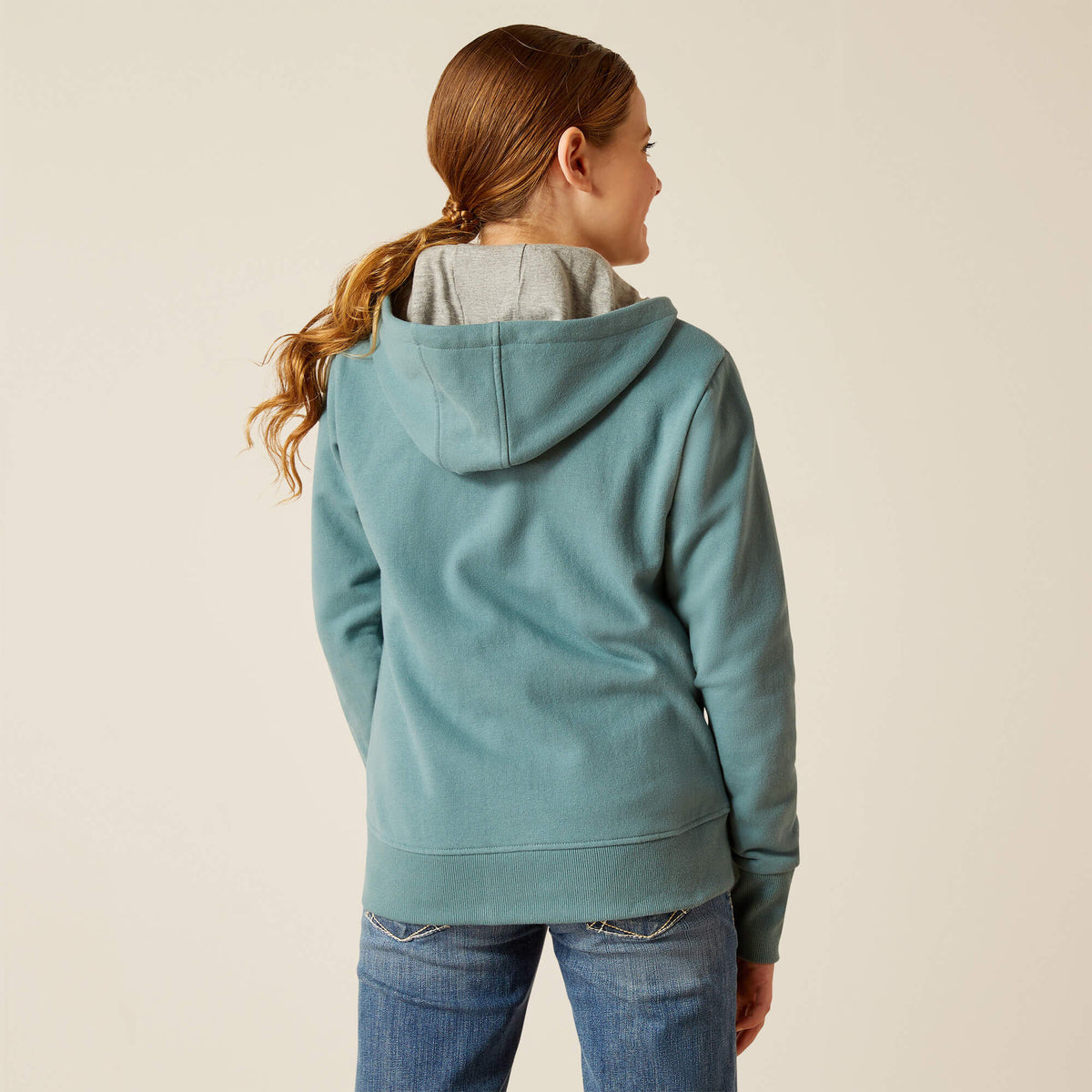 Ariat Kids' Team Logo Full Zip Hoodie