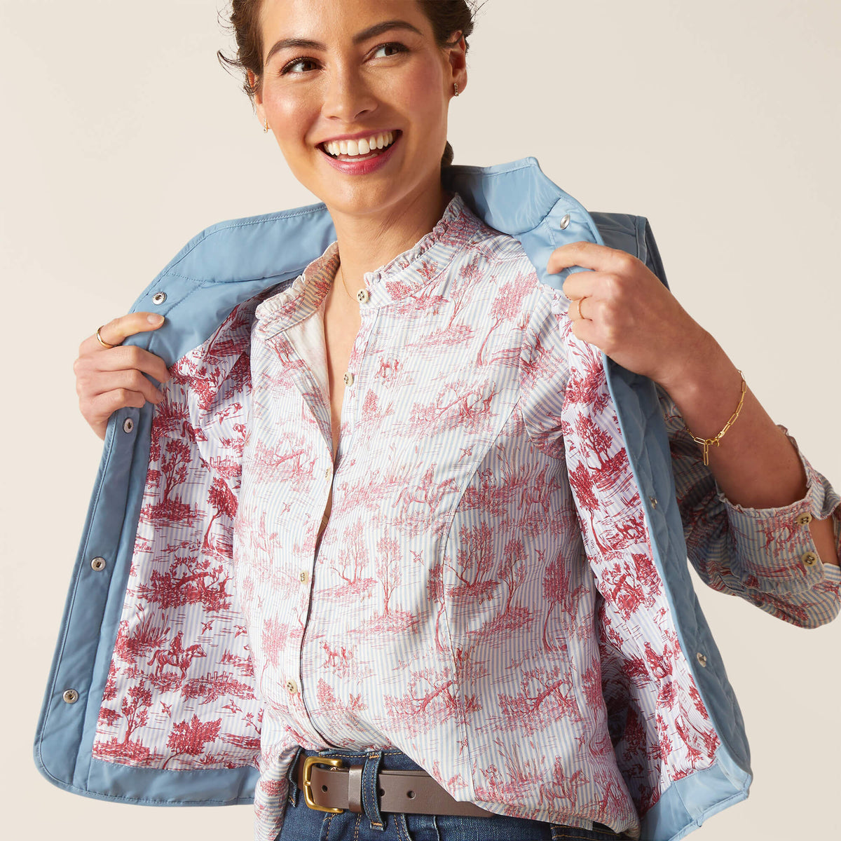 Ariat Women's Woodside Vest - Navy - Blue Shadow