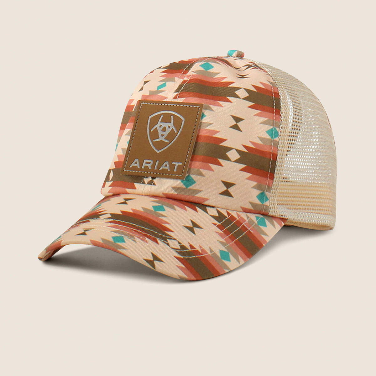 Ariat Women's Southwest Print Logo Patch Cap