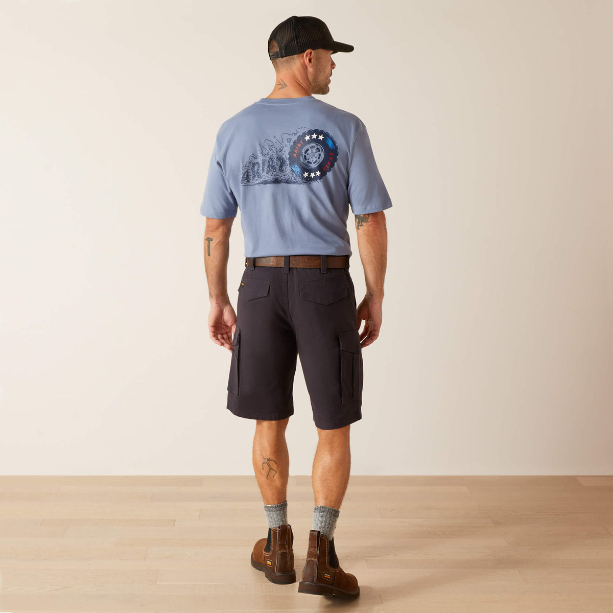 Ariat Men's Rebar DuraStretch Made Tough Cargo 11" Short
