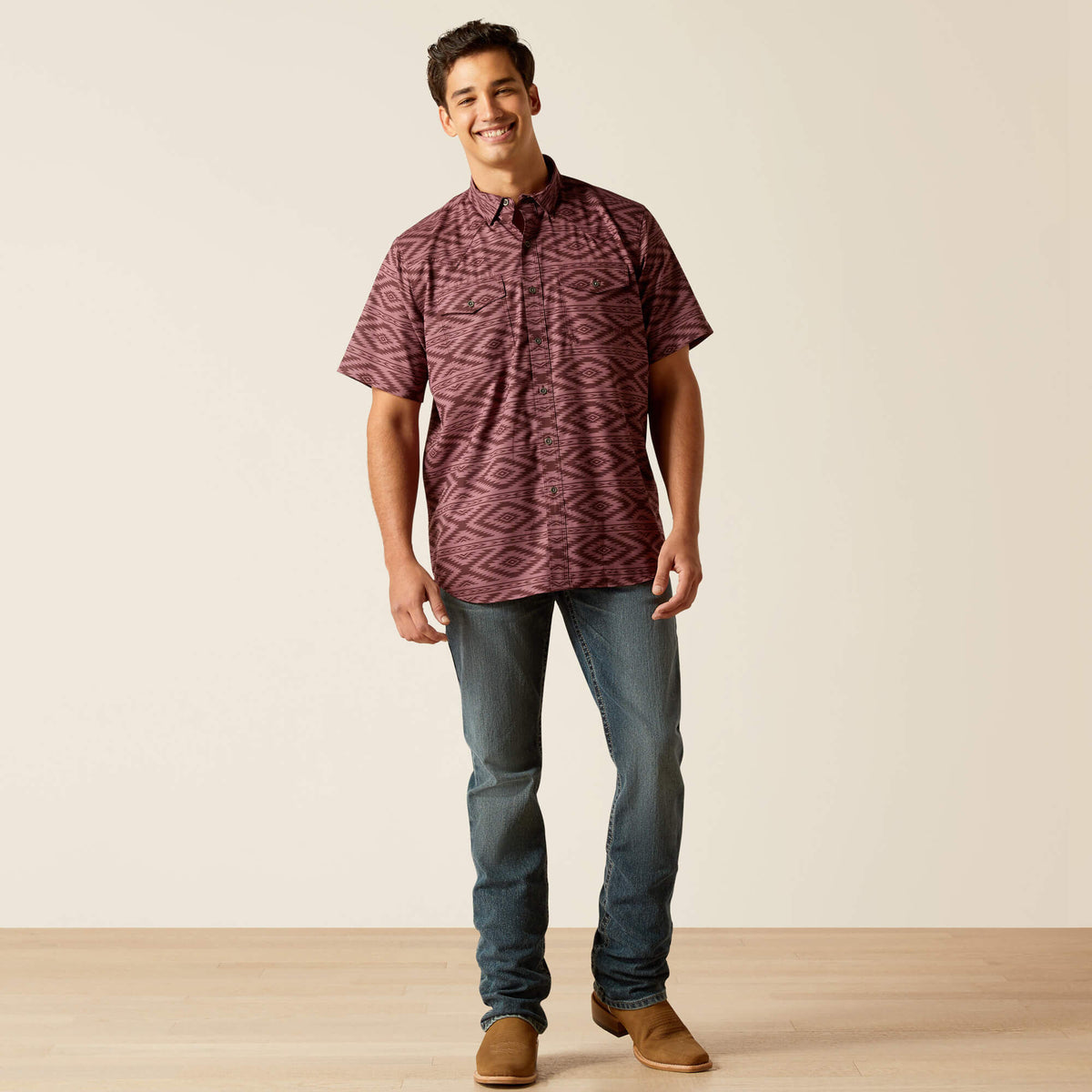 Ariat Men's VentTEK Western Fitted Shirt