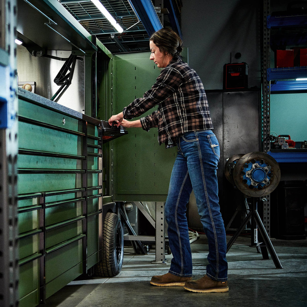 Ariat Women's Rebar HR Riveter Straight Jean