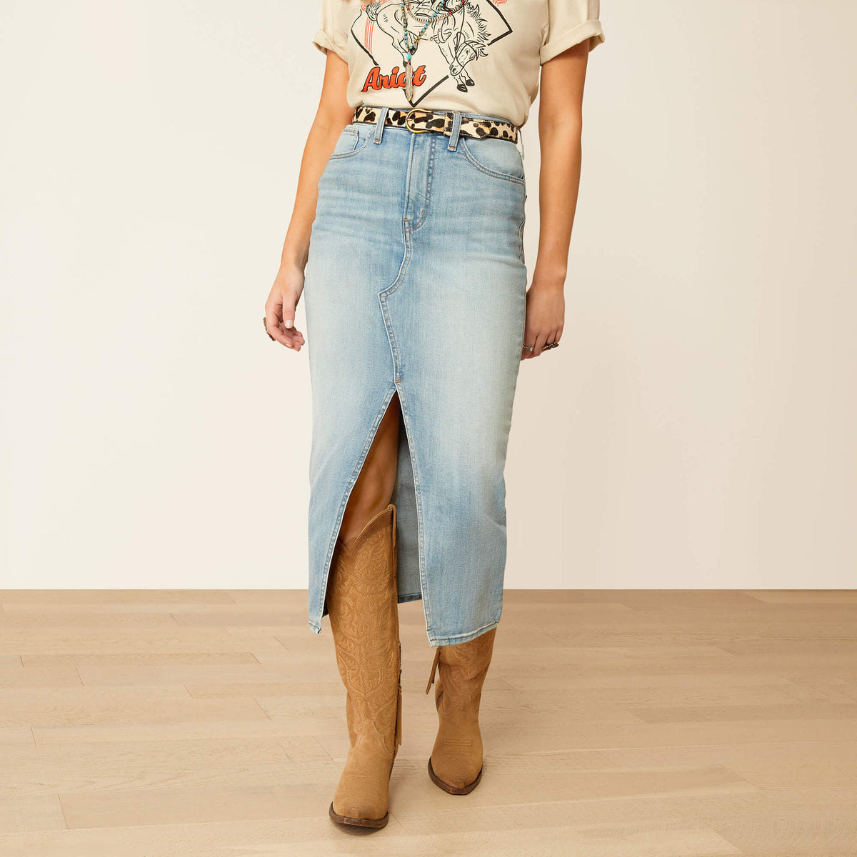 Ariat Women's Denim Midi Skirt