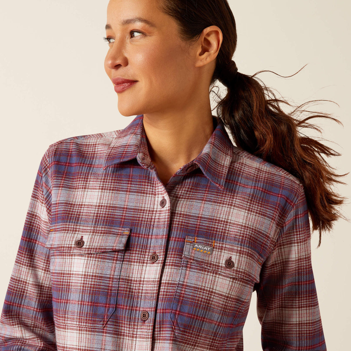 Ariat Women's Rebar Flannel DuraStretch Work Shirt