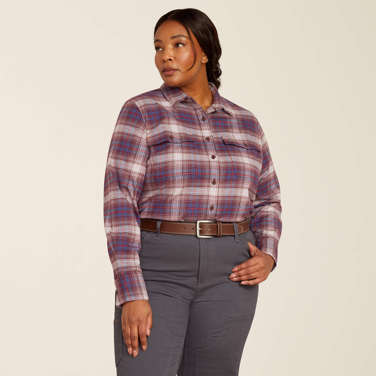 Ariat Women's Rebar Flannel DuraStretch Work Shirt