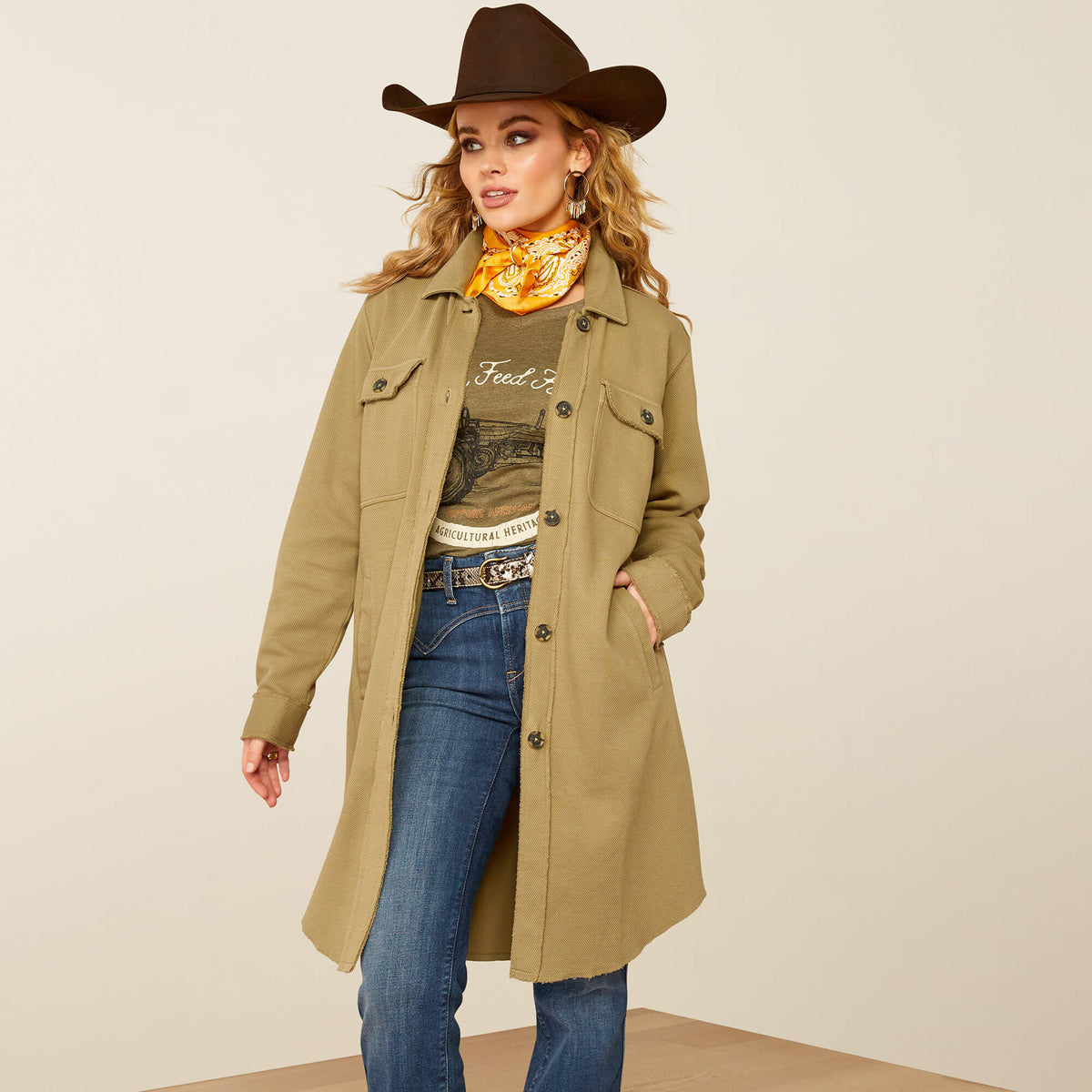 Ariat Women's Vagabond Long Shirt Duster