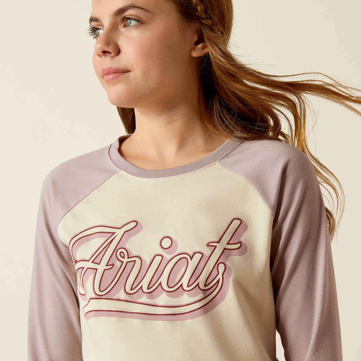 Ariat Kids' Pony Script Baseball T-Shirt