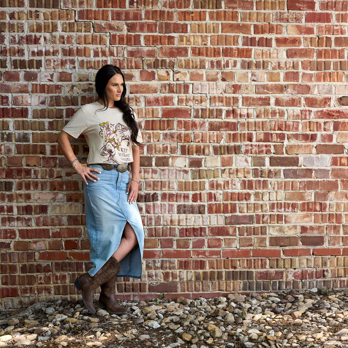 Ariat Women's Ariat Keep Walkin' Cowboy T-Shirt