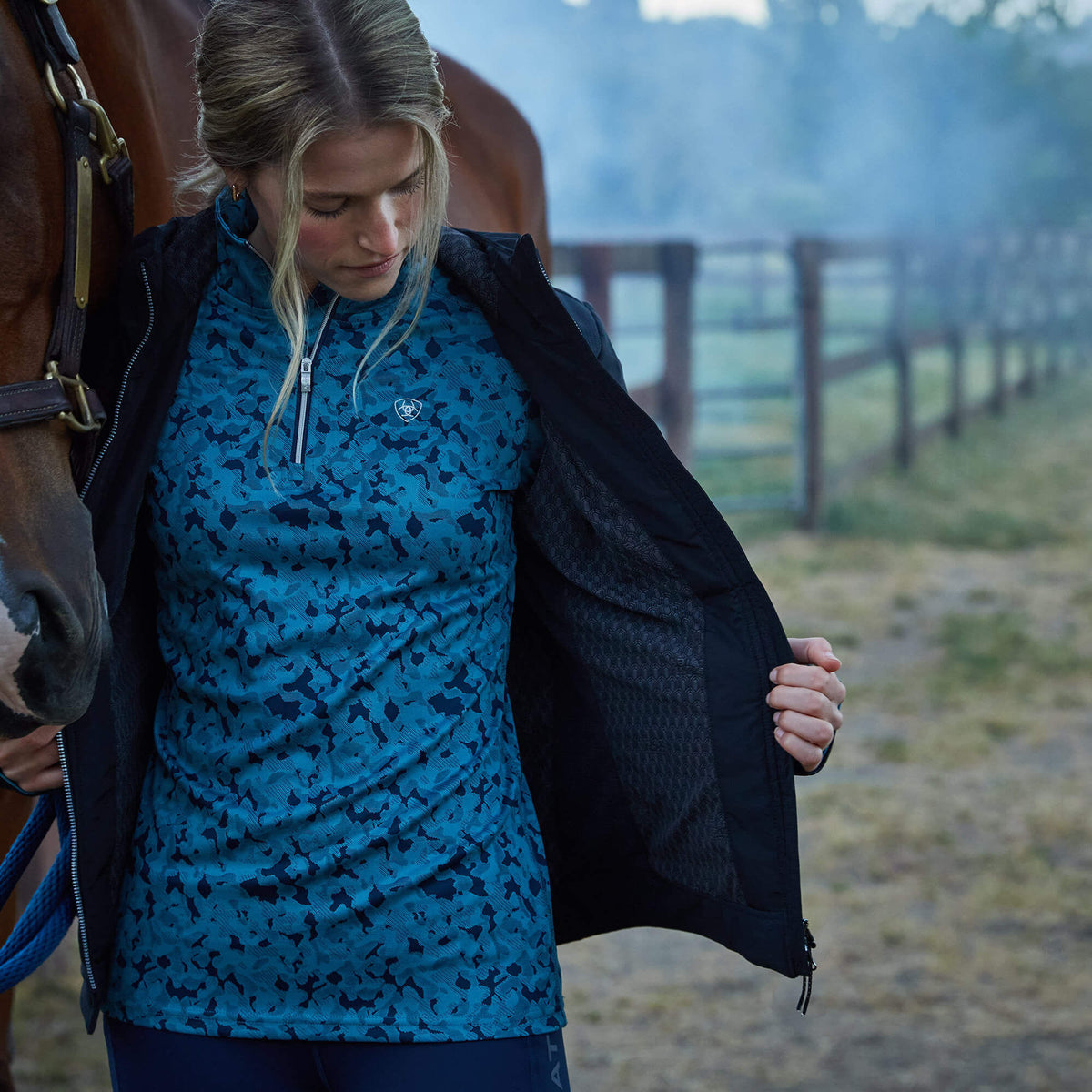 Ariat Women's Prophecy 1/4 Zip Baselayer