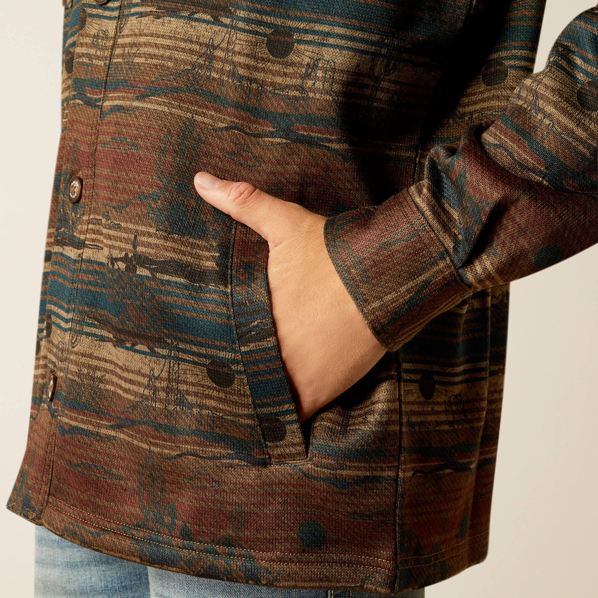 Ariat Men's Caldwell Printed Shirt Jacket
