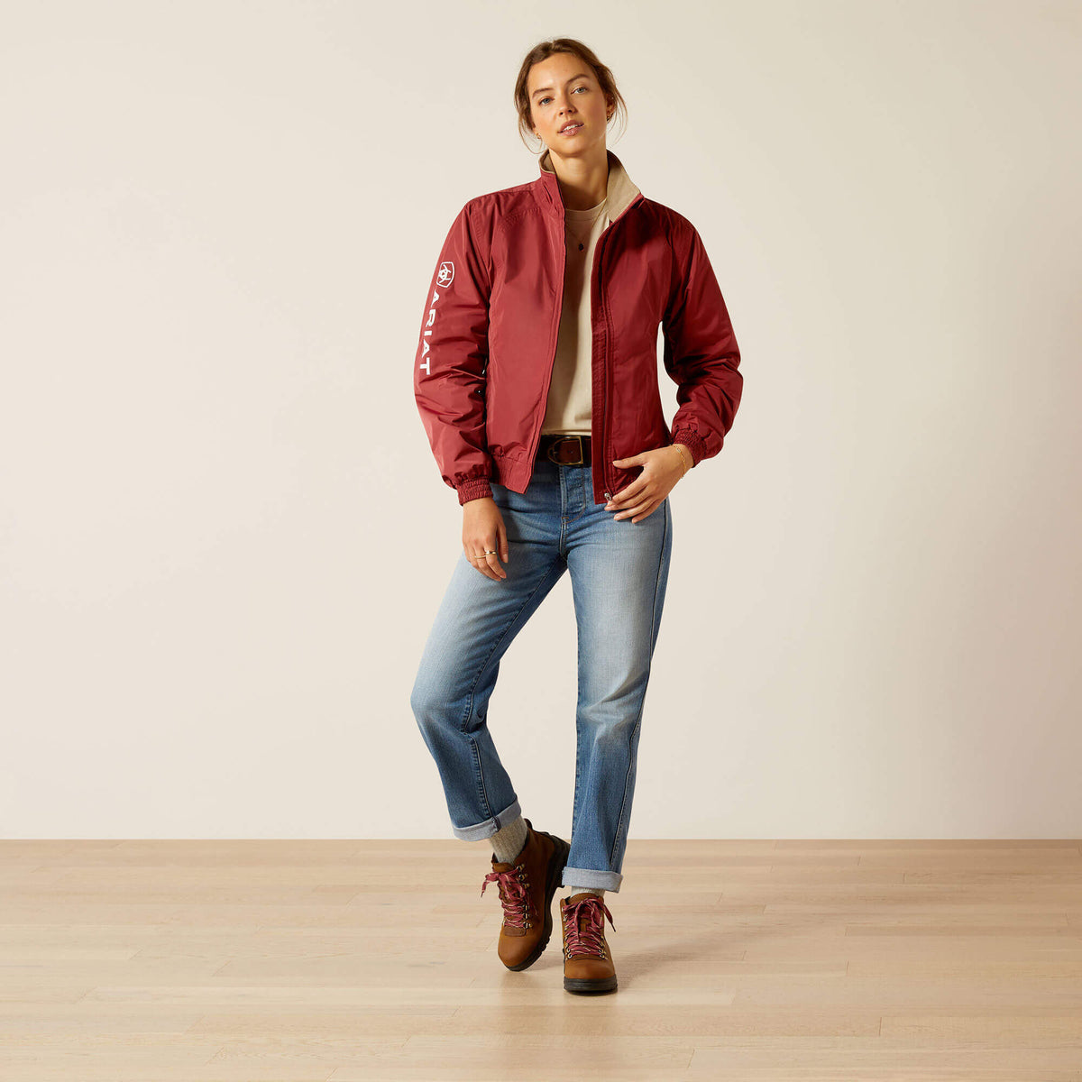 Ariat Women's Stable Insulated Jacket - Black - Burnt Russet