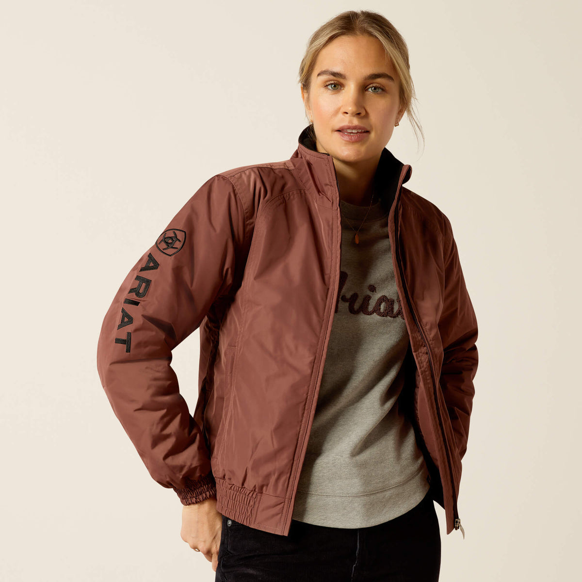 Ariat Women's Stable Insulated Jacket - Black - Marron