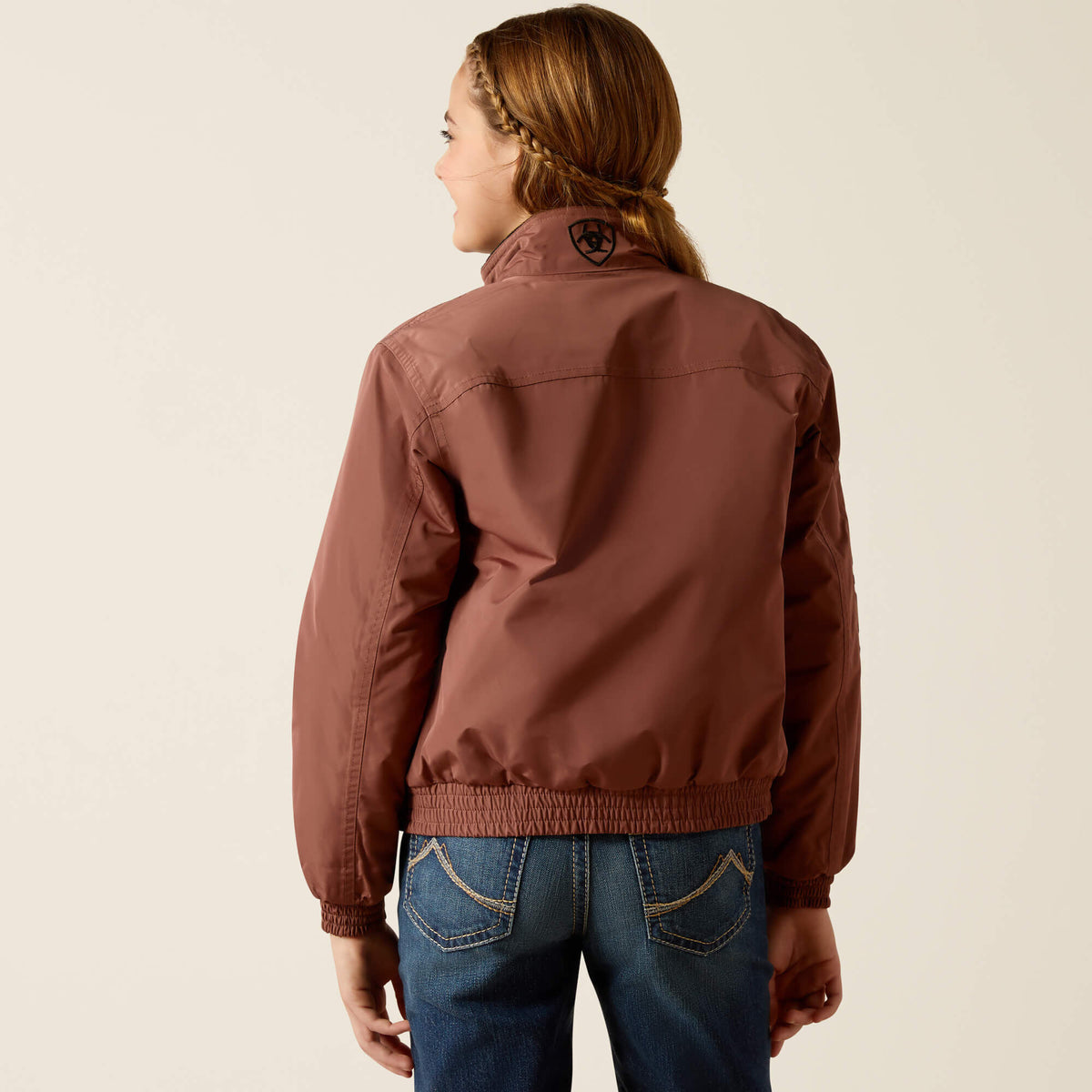 Ariat Youth Stable Insulated Jacket - Navy - Marron