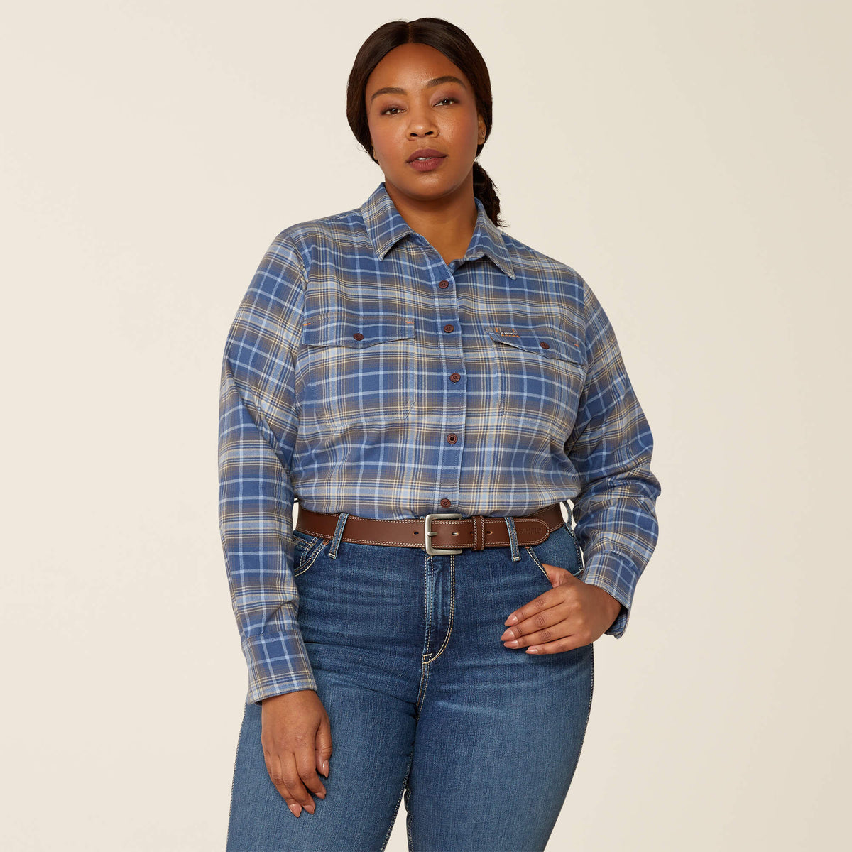 Ariat Women's Rebar Flannel DuraStretch Work Shirt