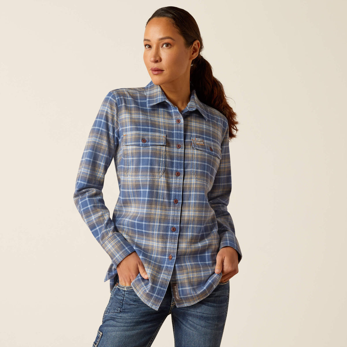 Ariat Women's Rebar Flannel DuraStretch Work Shirt