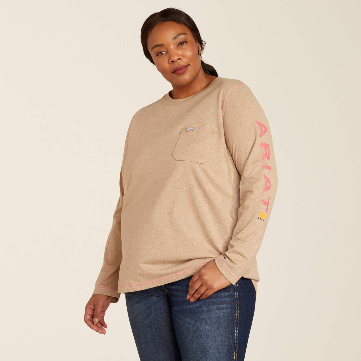 Ariat Women's Rebar Workman Logo T-Shirt