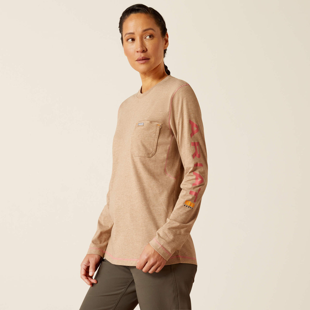 Ariat Women's Rebar Workman Logo T-Shirt