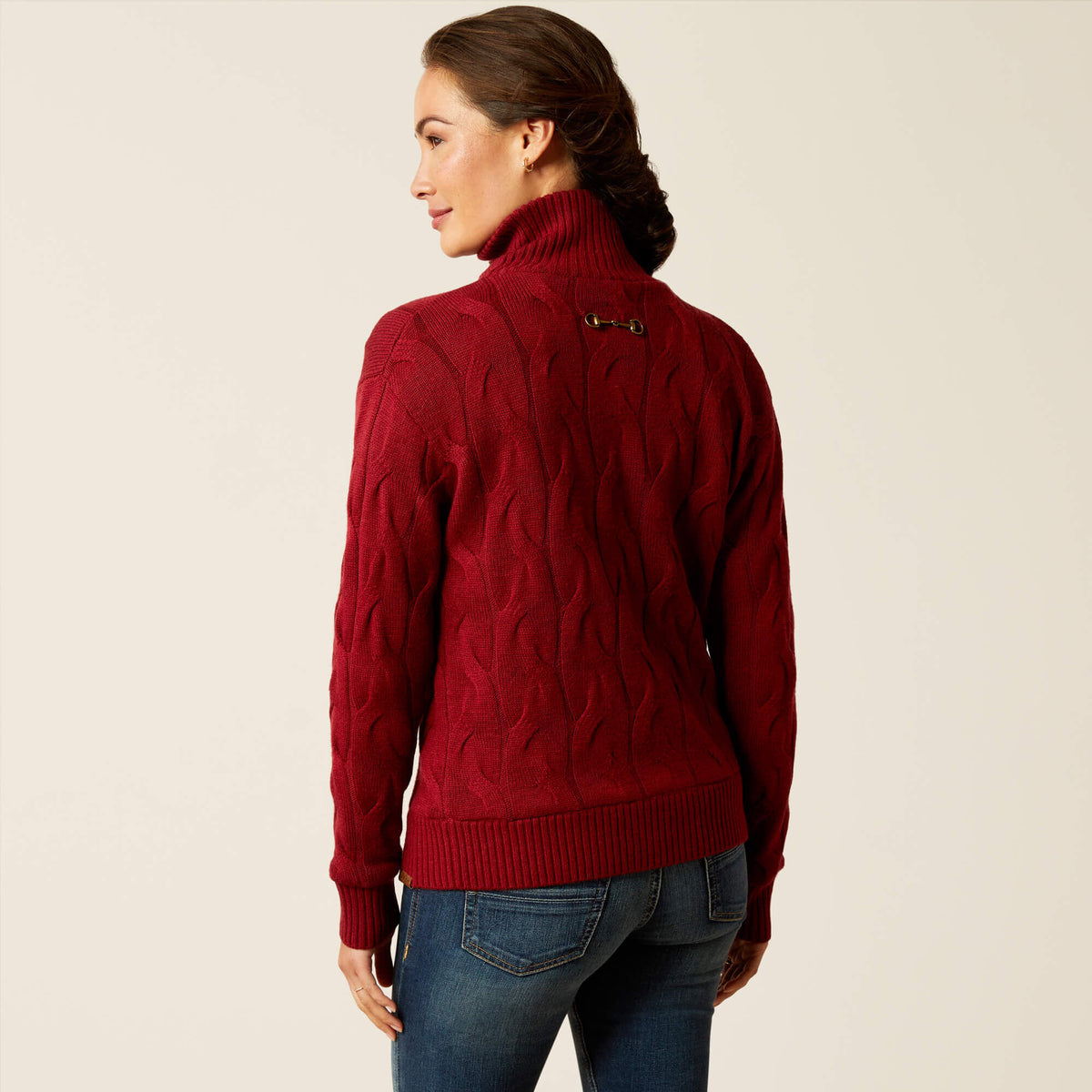 Ariat Women's Alamere 1/2 Zip Sweater - Rubaiyat