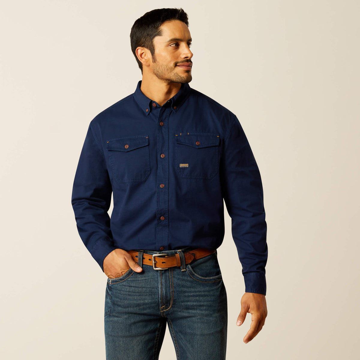Ariat Men's Rebar Washed Twill Work Shirt