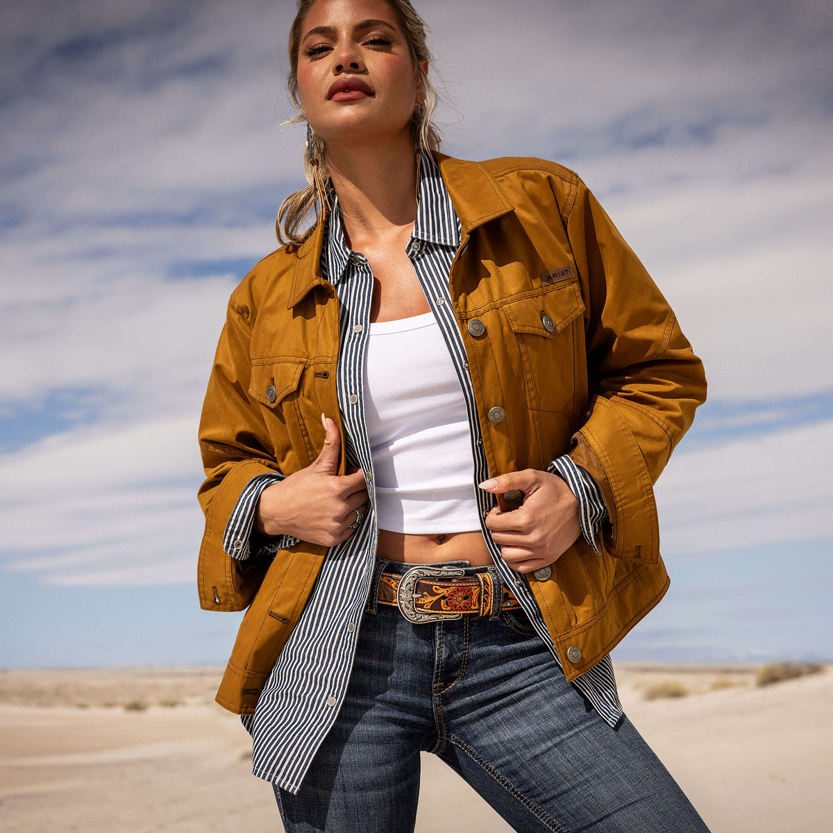 Ariat Women's Railroad Stripe Shirt