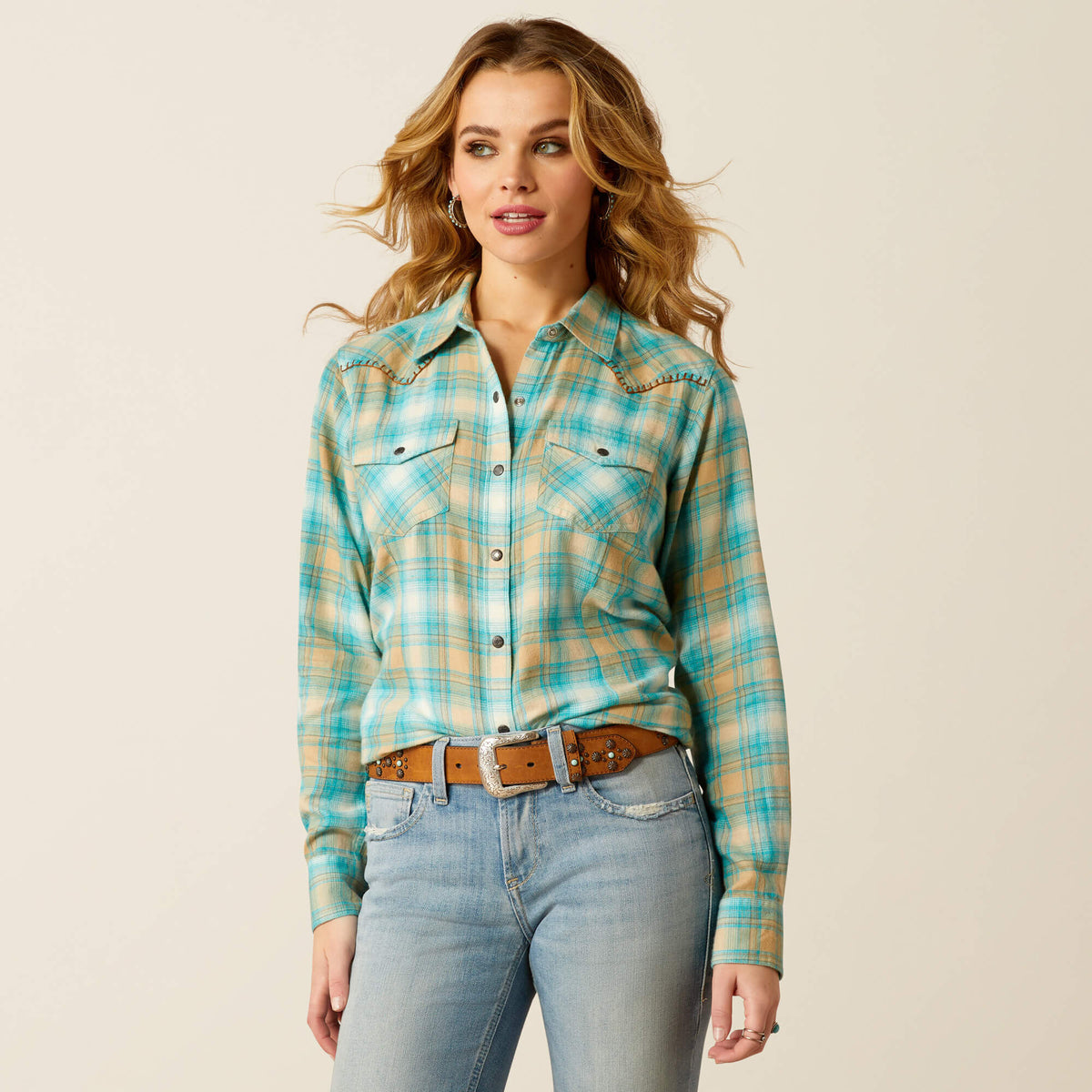 Ariat Women's Roping Plaid Shirt