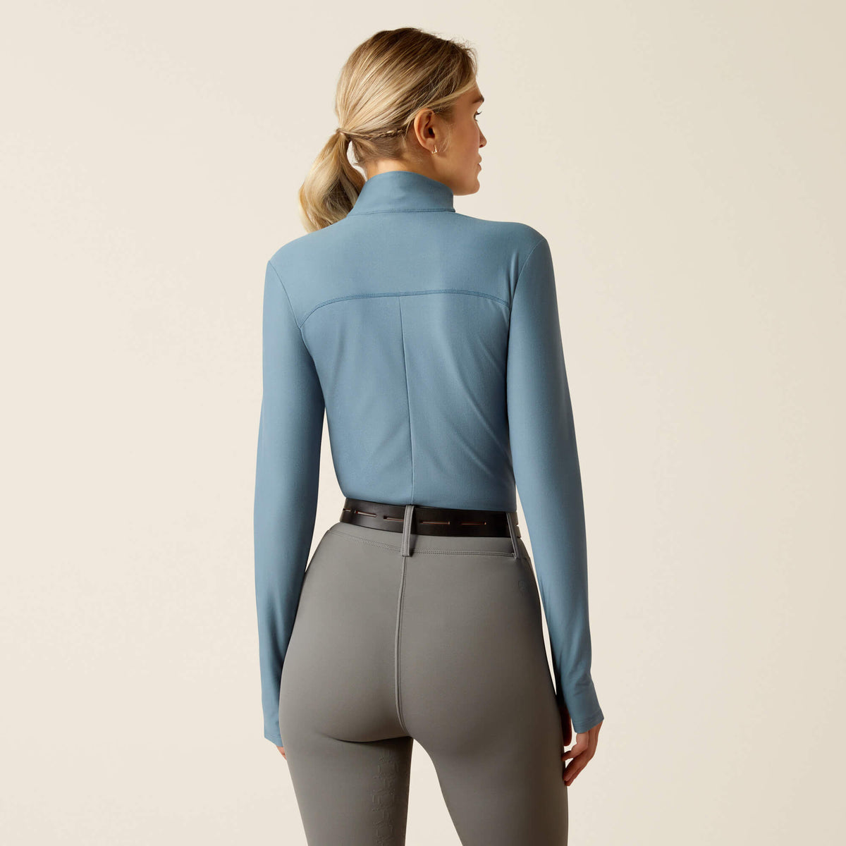 Ariat Women's Lowell 3.0 1/4 Zip Baselayer - Bluestone