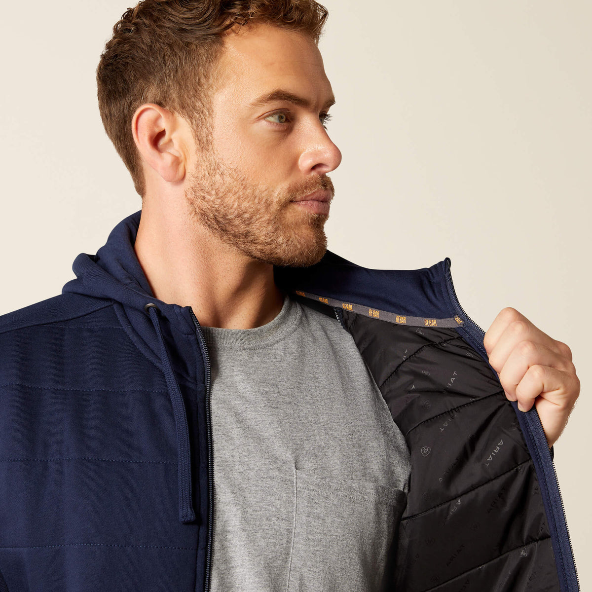 Ariat Men's Rebar All-Weather Insulated Full Zip Hoodie