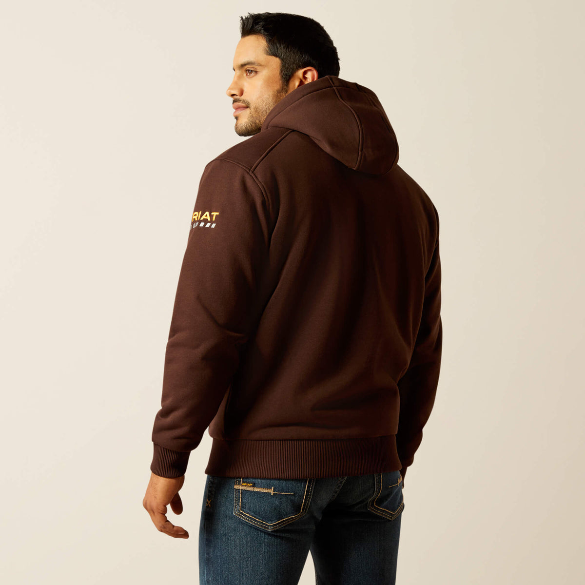 Ariat Men's Rebar All-Weather Sherpa-Lined Full Zip Hoodie
